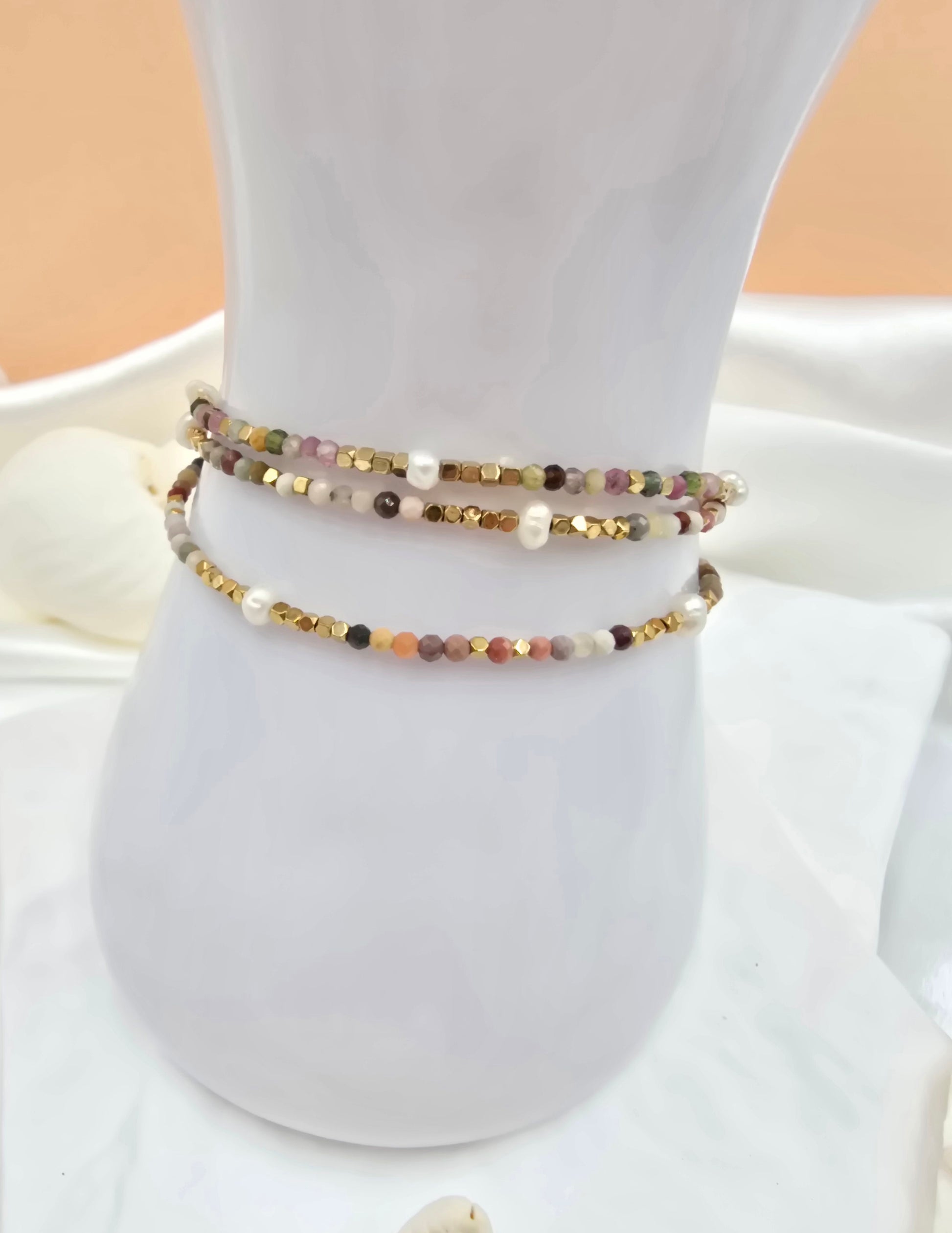 Bracelet Galice 1 – Pierres Naturelles & Perles d'Eau Douce
