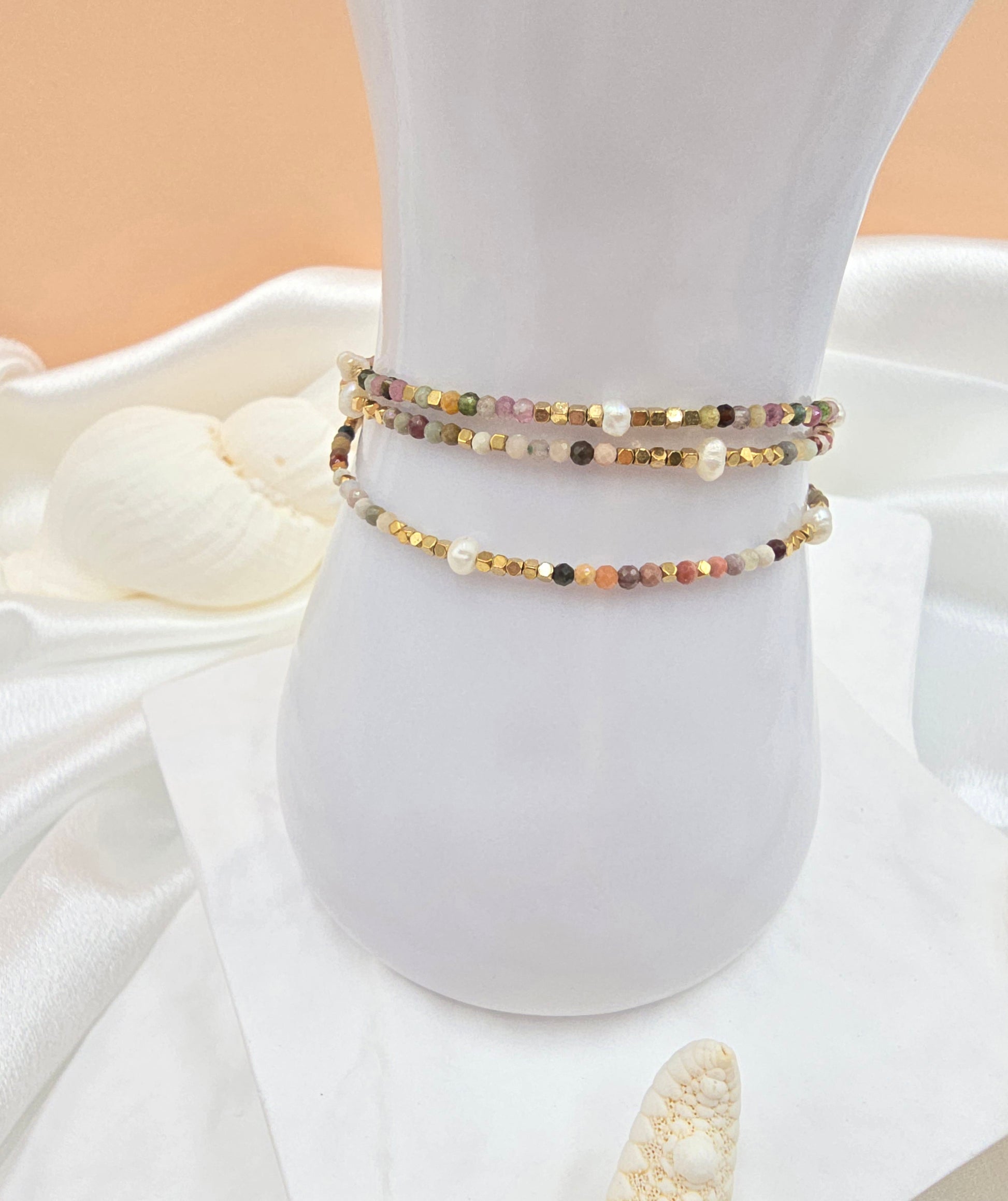 Bracelet Galice 1 – Pierres Naturelles & Perles d'Eau Douce