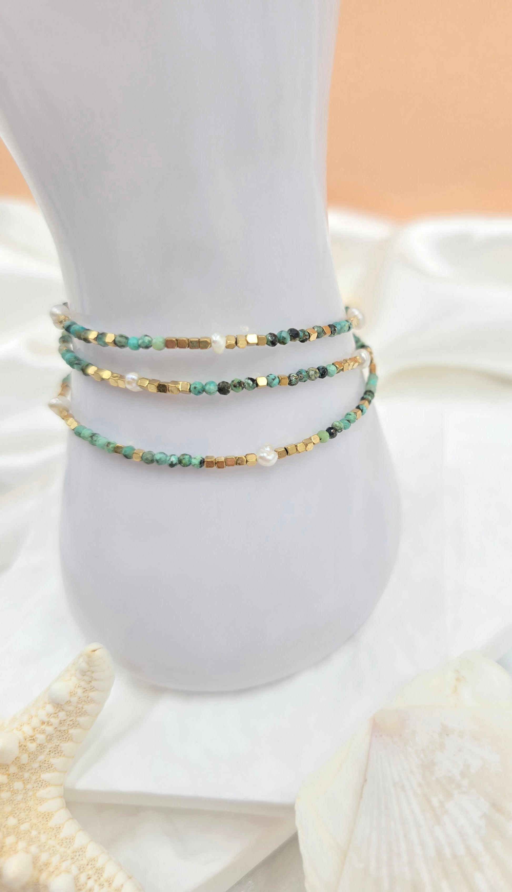 Bracelet Galice 1 – Pierres Naturelles & Perles d'Eau Douce