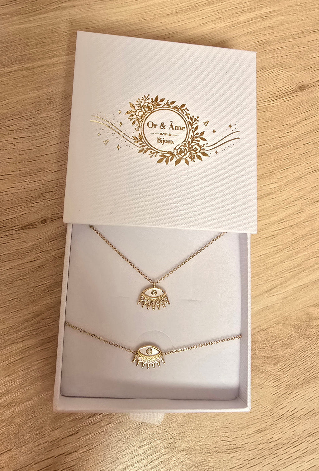 Écrin à bijoux à tiroir – Or & Âme Bijoux