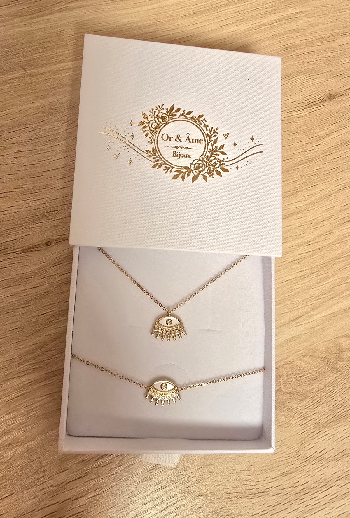 Écrin à bijoux à tiroir – Or & Âme Bijoux