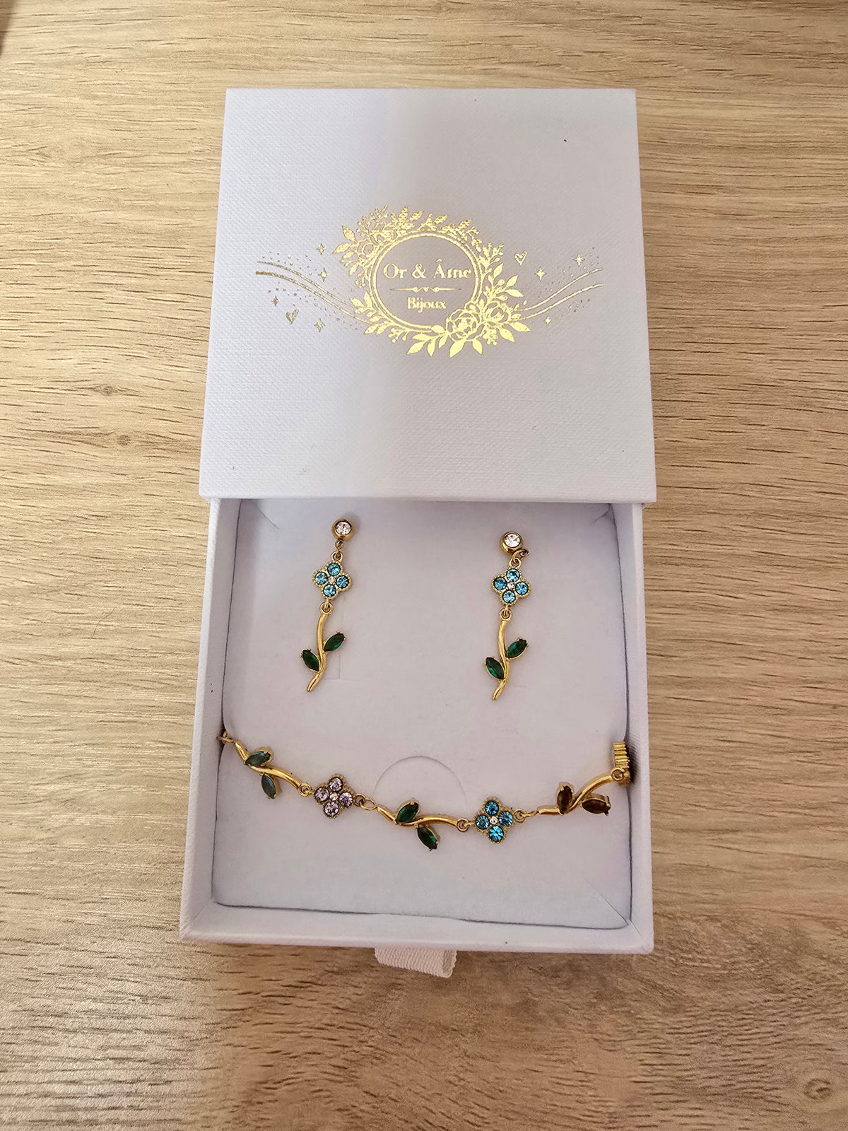 Écrin à bijoux à tiroir – Or & Âme Bijoux