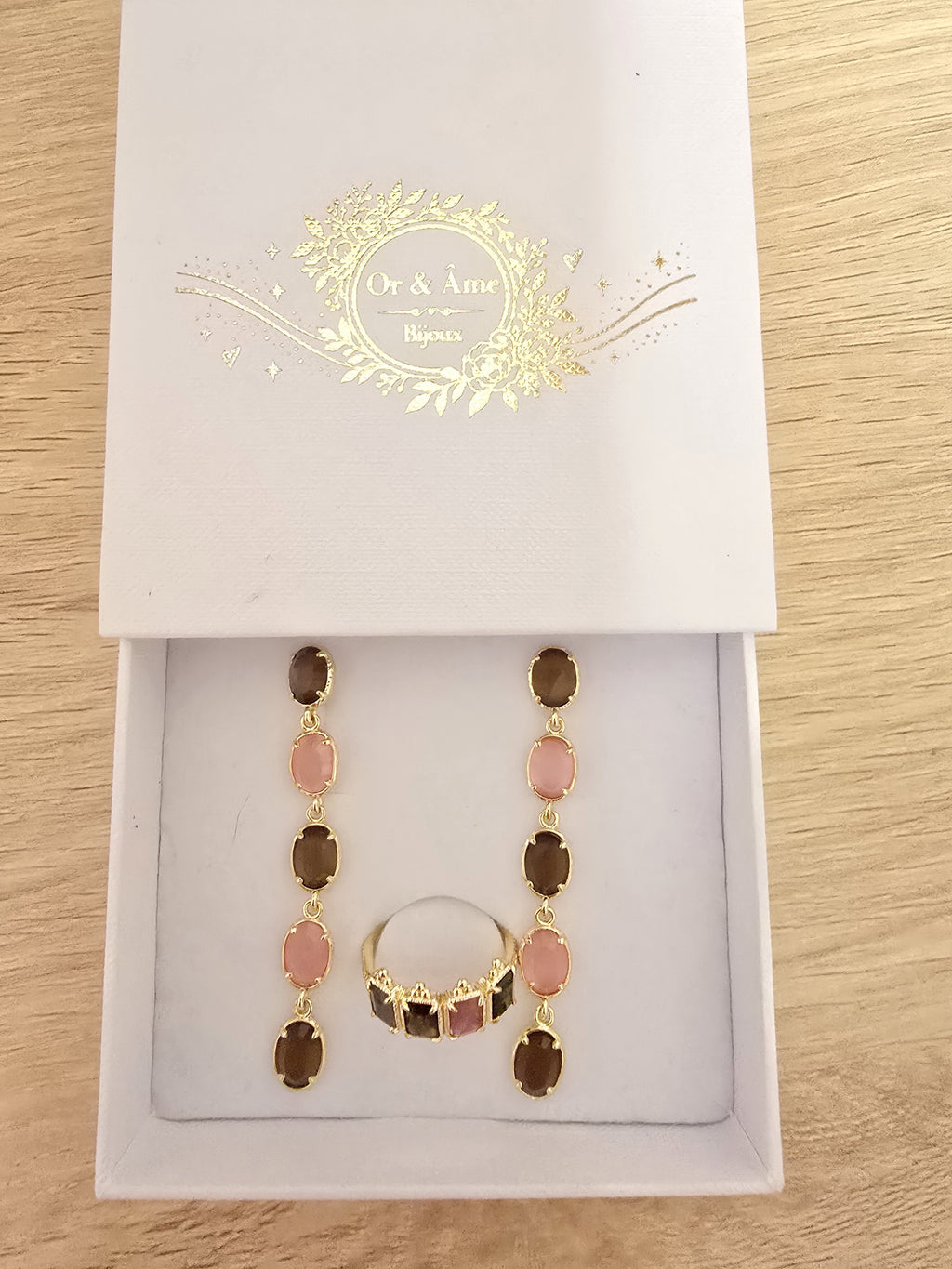 Boucles d’oreilles PAIGE – Pierres naturelles et Esprit Bohème