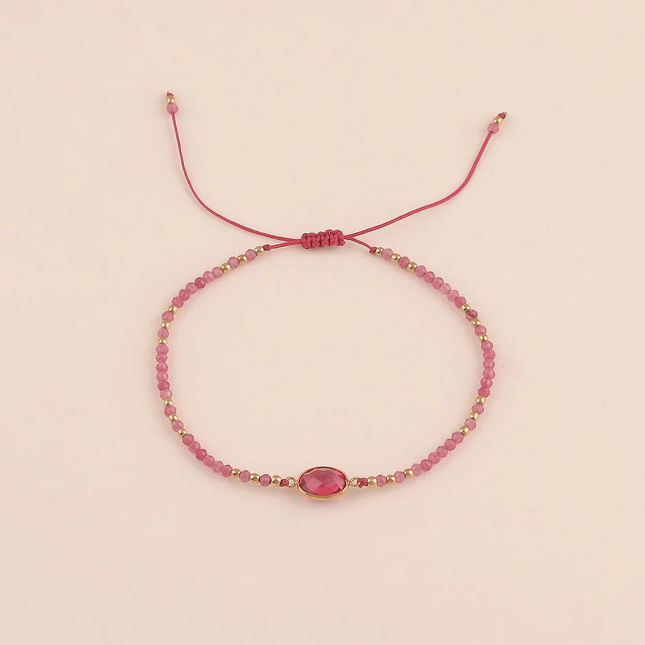 Bracelet Alix – Pierres Naturelles & Cristal Taillé