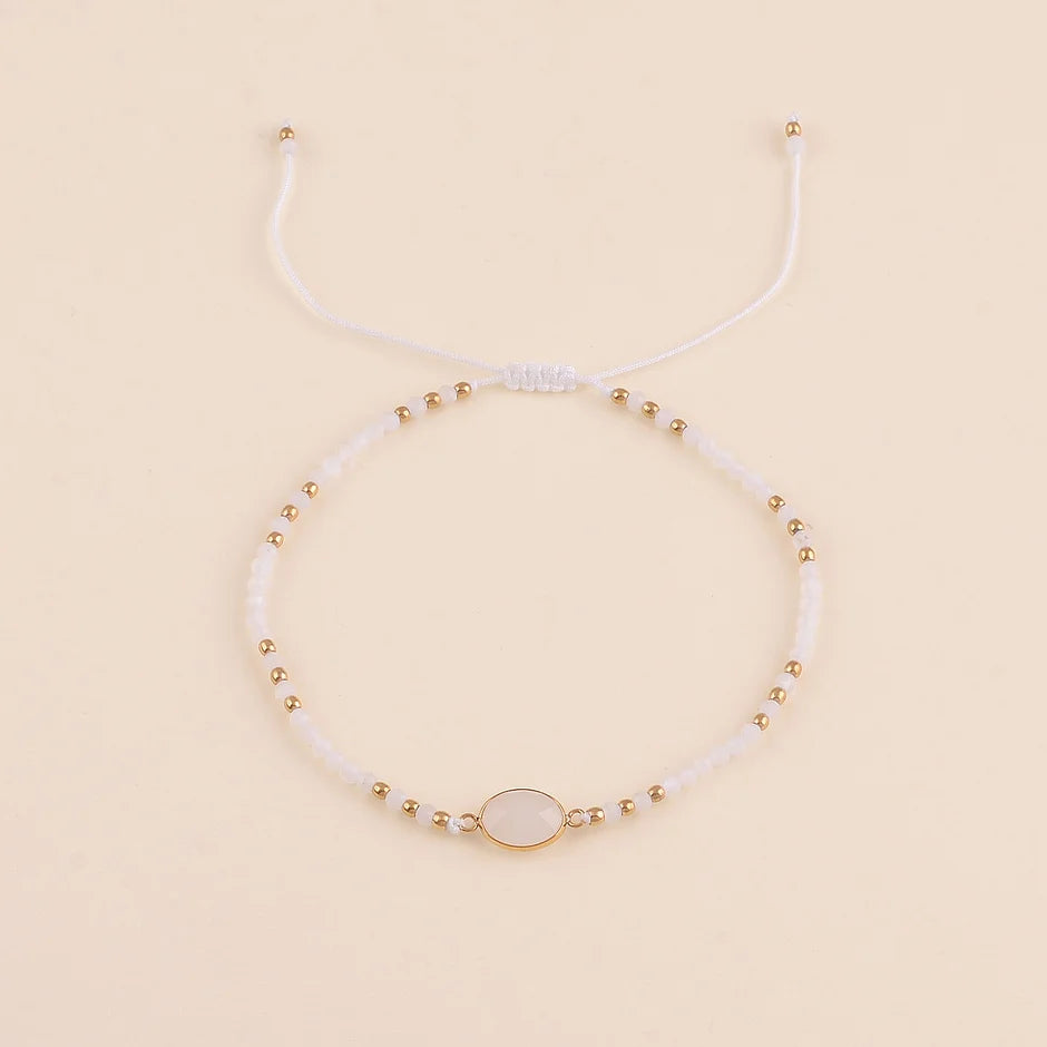 Bracelet Alix – Pierres Naturelles & Cristal Taillé