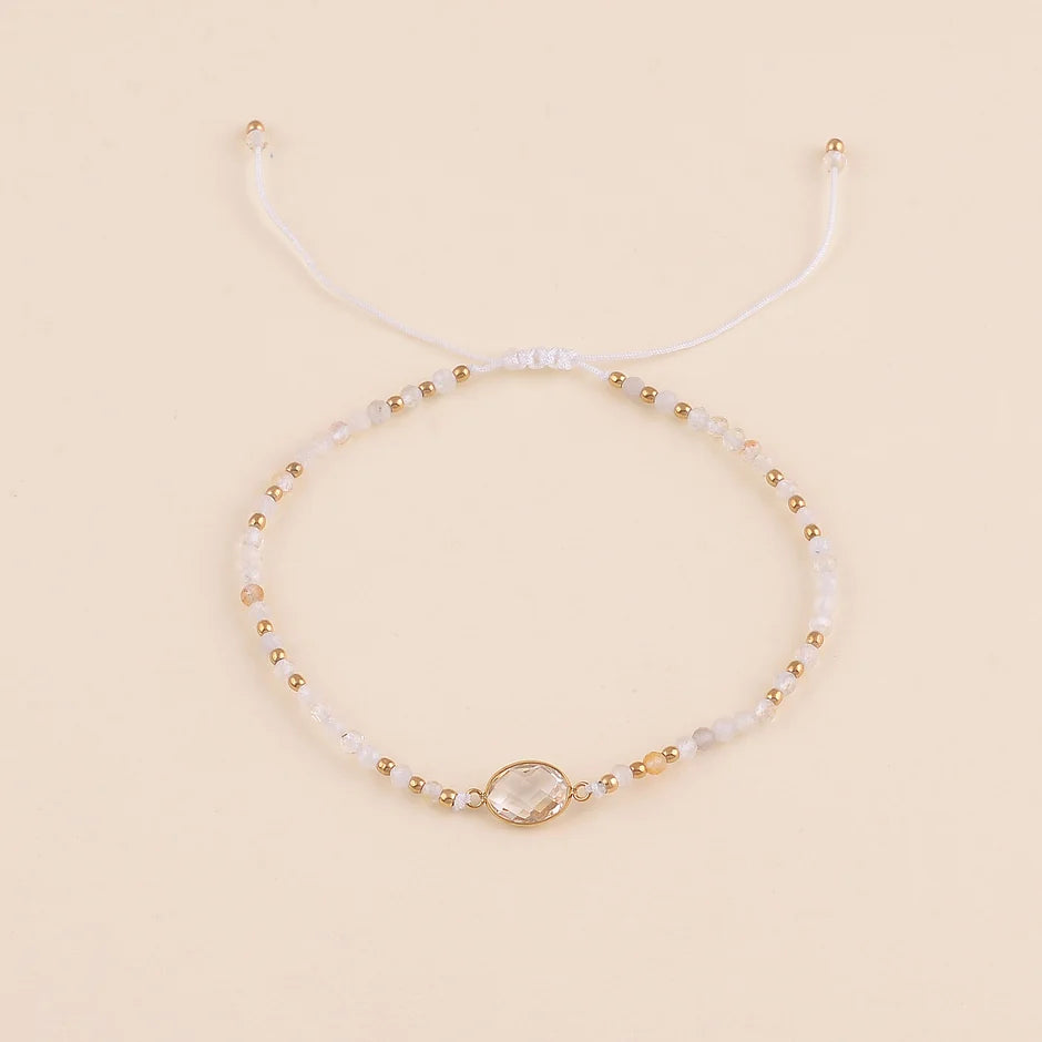Bracelet Alix – Pierres Naturelles & Cristal Taillé