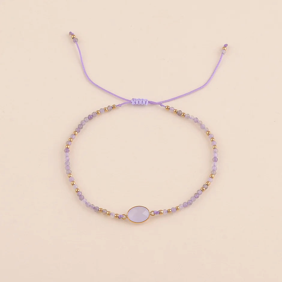 Bracelet Alix – Pierres Naturelles & Cristal Taillé