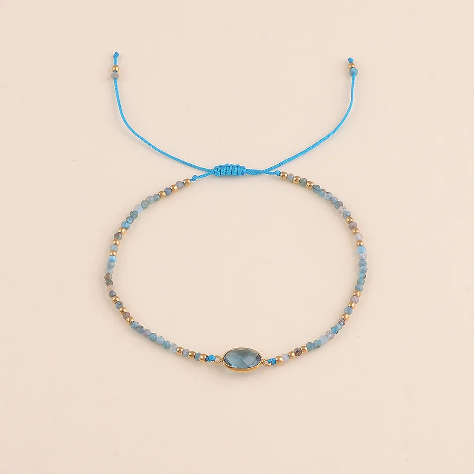 Bracelet Alix – Pierres Naturelles & Cristal Taillé