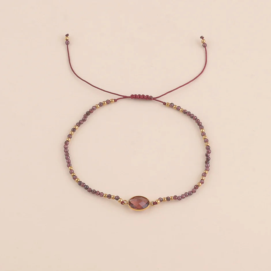 Bracelet Alix – Pierres Naturelles & Cristal Taillé