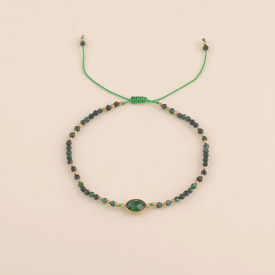 Bracelet Alix – Pierres Naturelles & Cristal Taillé