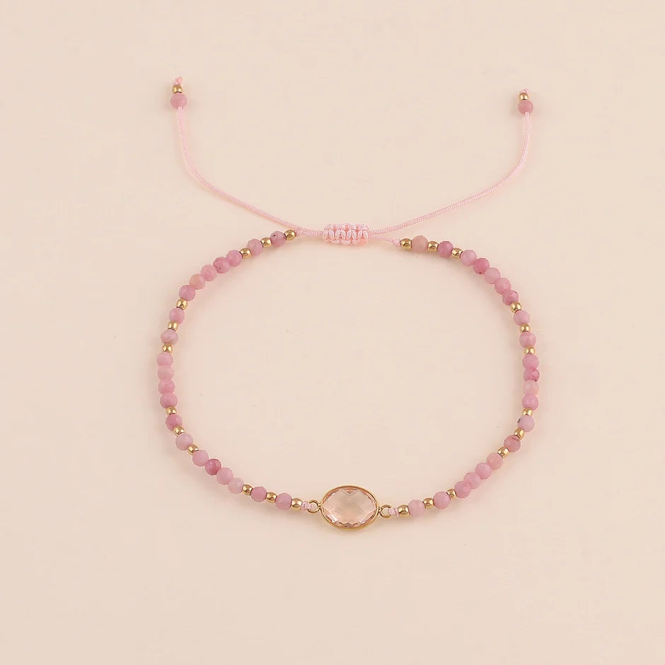 Bracelet Alix – Pierres Naturelles & Cristal Taillé