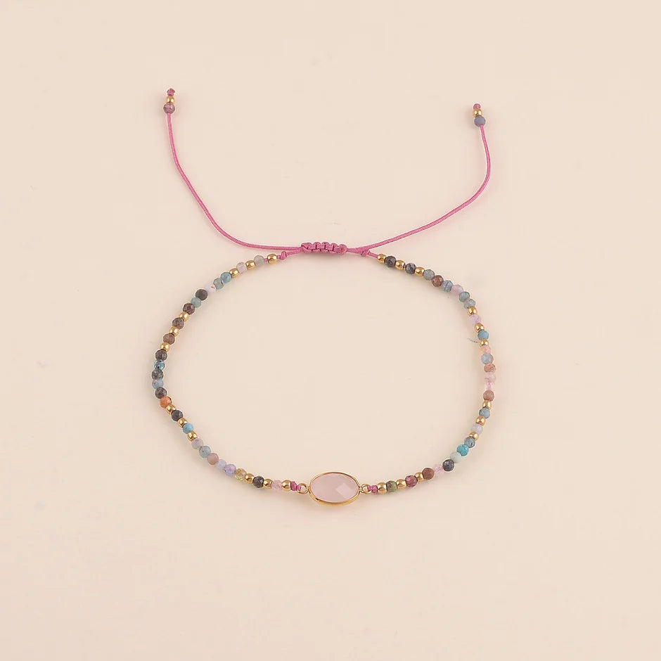 Bracelet Alix – Pierres Naturelles & Cristal Taillé