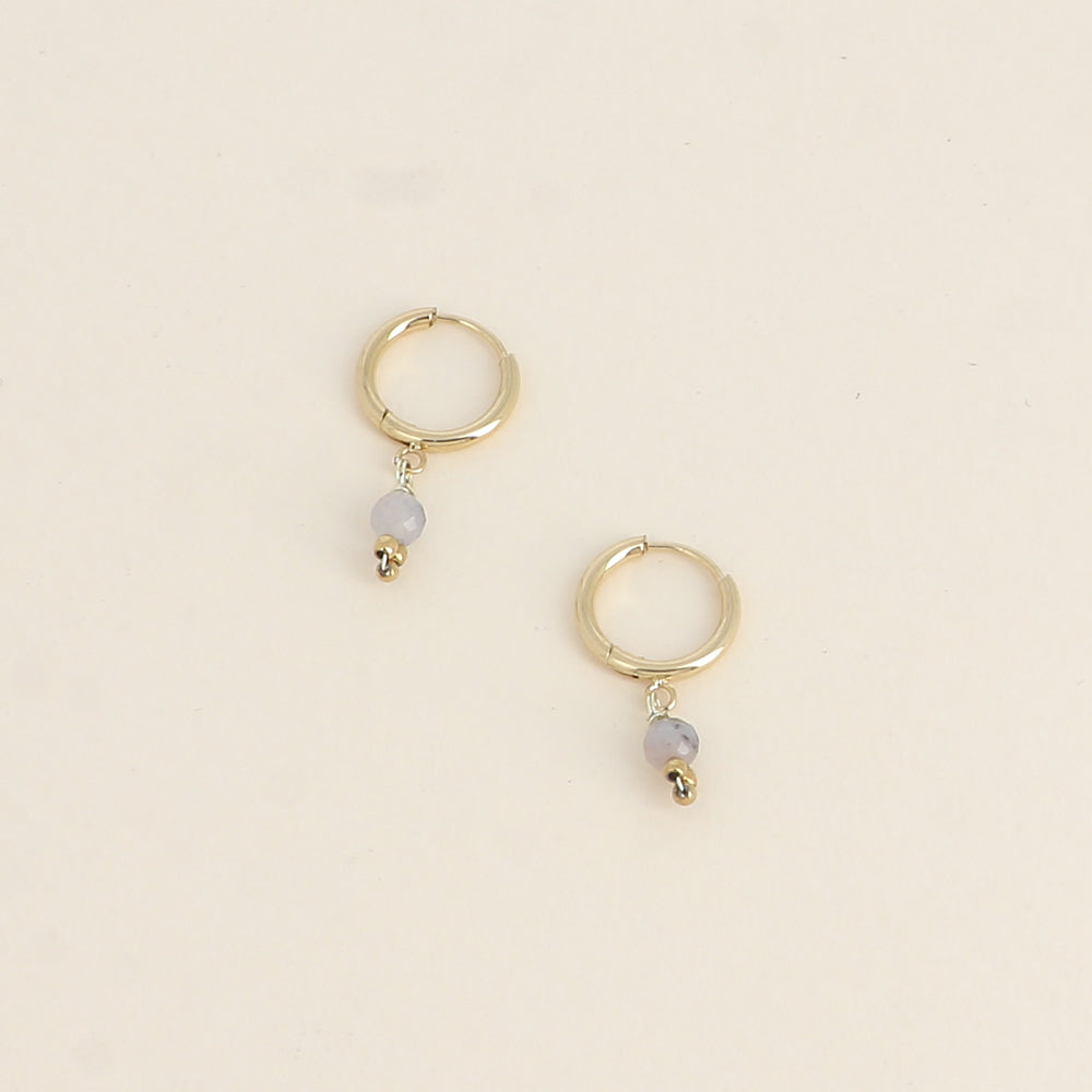 Boucles d'oreilles Créoles Maeline – Pierres Naturelles