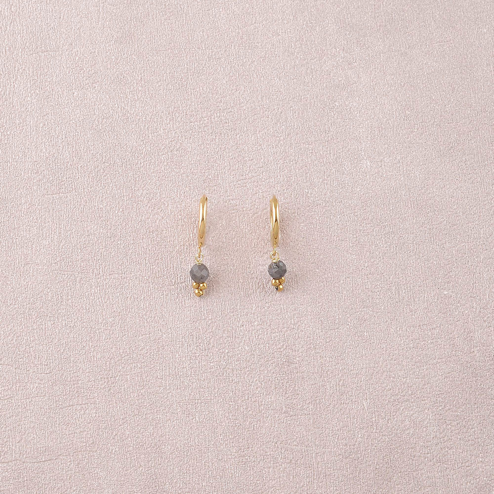 Boucles d'oreilles Créoles Maeline – Pierres Naturelles