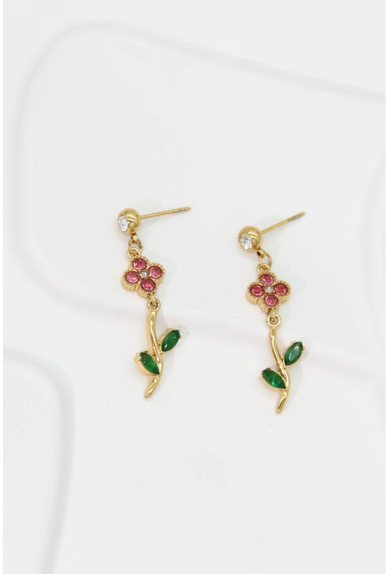 BROOKE – Boucles d’oreilles fleurs