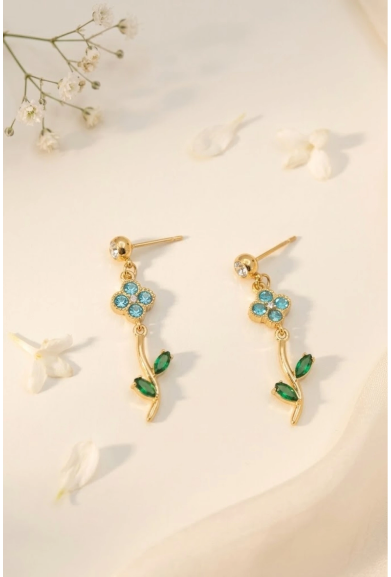BROOKE – Boucles d’oreilles fleurs