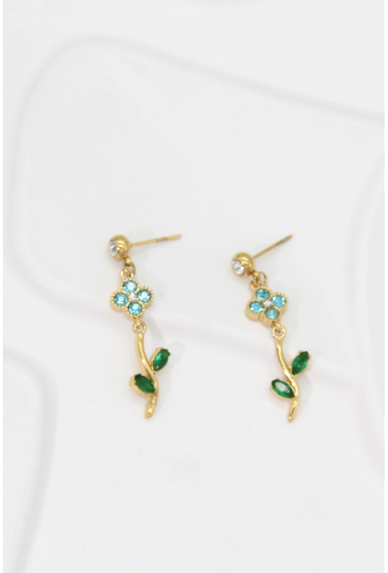 BROOKE – Boucles d’oreilles fleurs