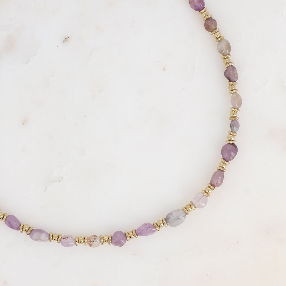 Collier CASSANDRE - Pierres Naturelles Enfilées | Or et Âme Bijoux
