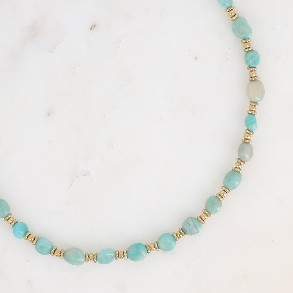 Collier CASSANDRE - Pierres Naturelles Enfilées | Or et Âme Bijoux