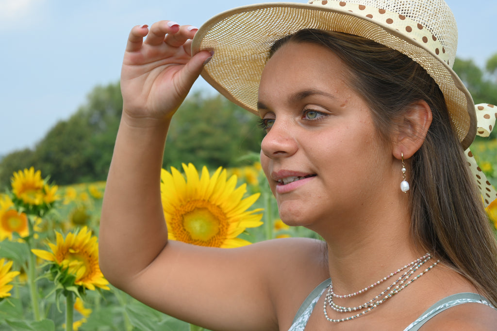 Collier Eden – Ras de Cou Perles & Pierres Naturelles