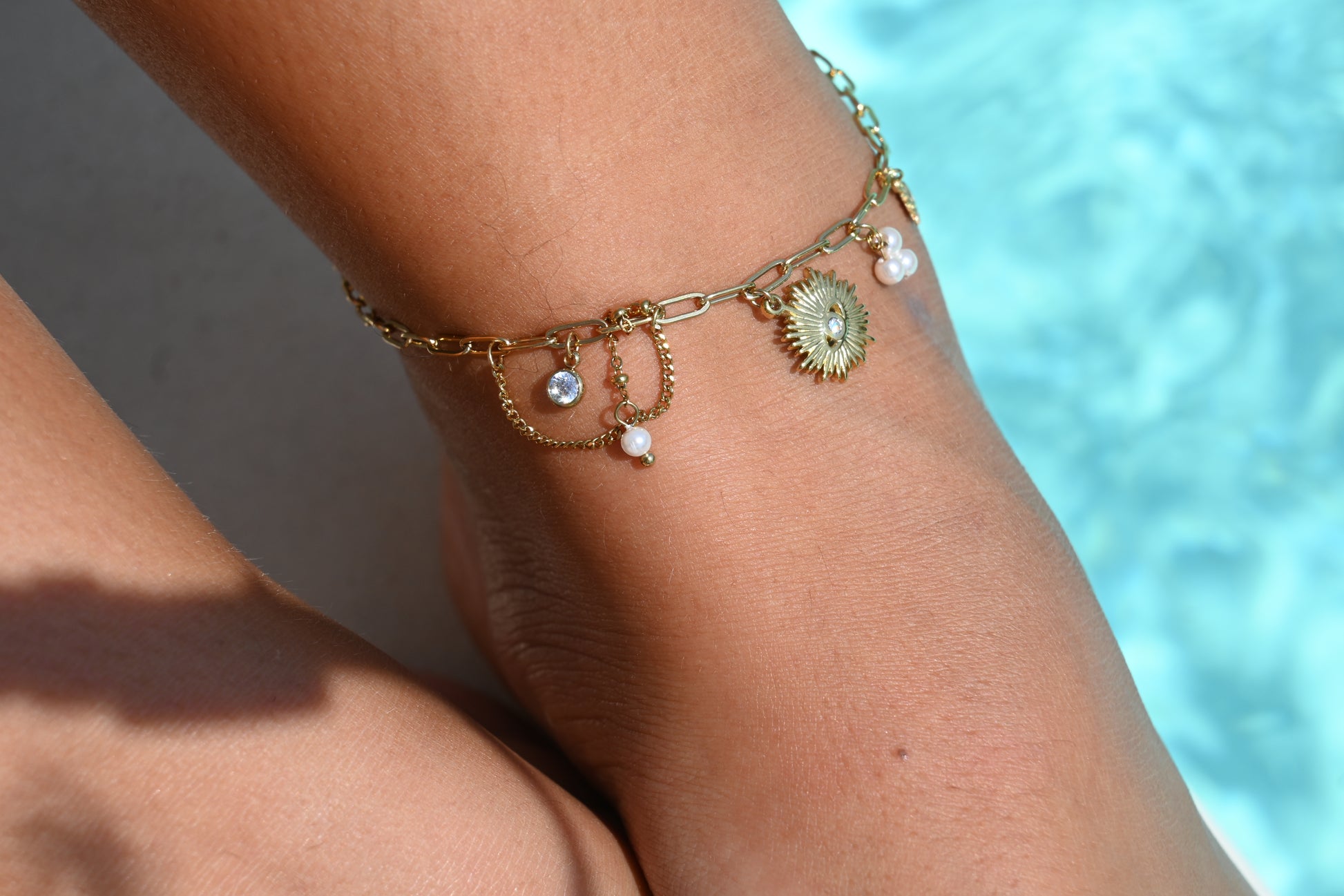 Collection Aïcha – Bracelet, Collier & Chaîne de Cheville