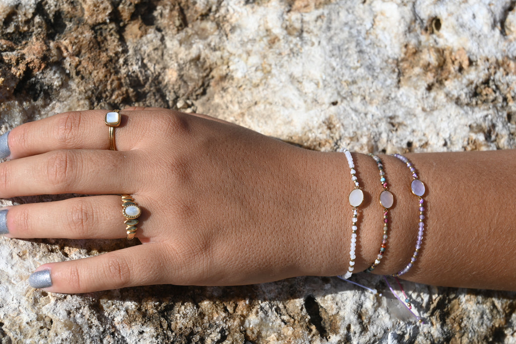 Bracelet Alix – Pierres Naturelles & Cristal Taillé