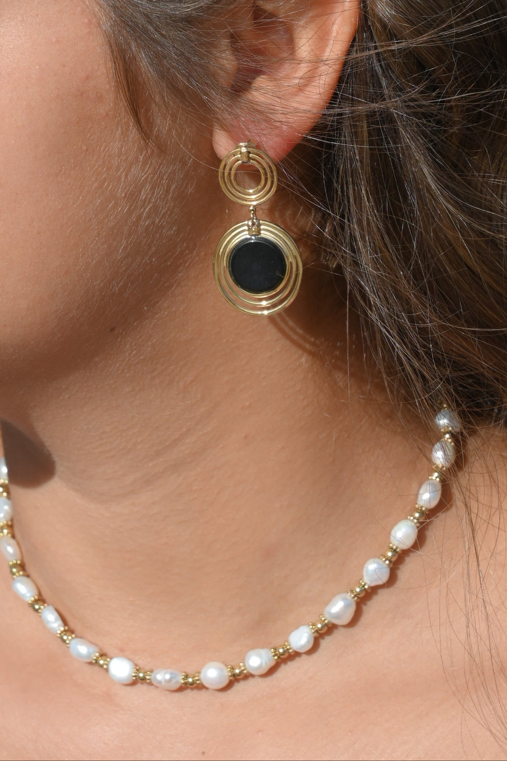 Collier CASSANDRE - Pierres Naturelles Enfilées | Or et Âme Bijoux