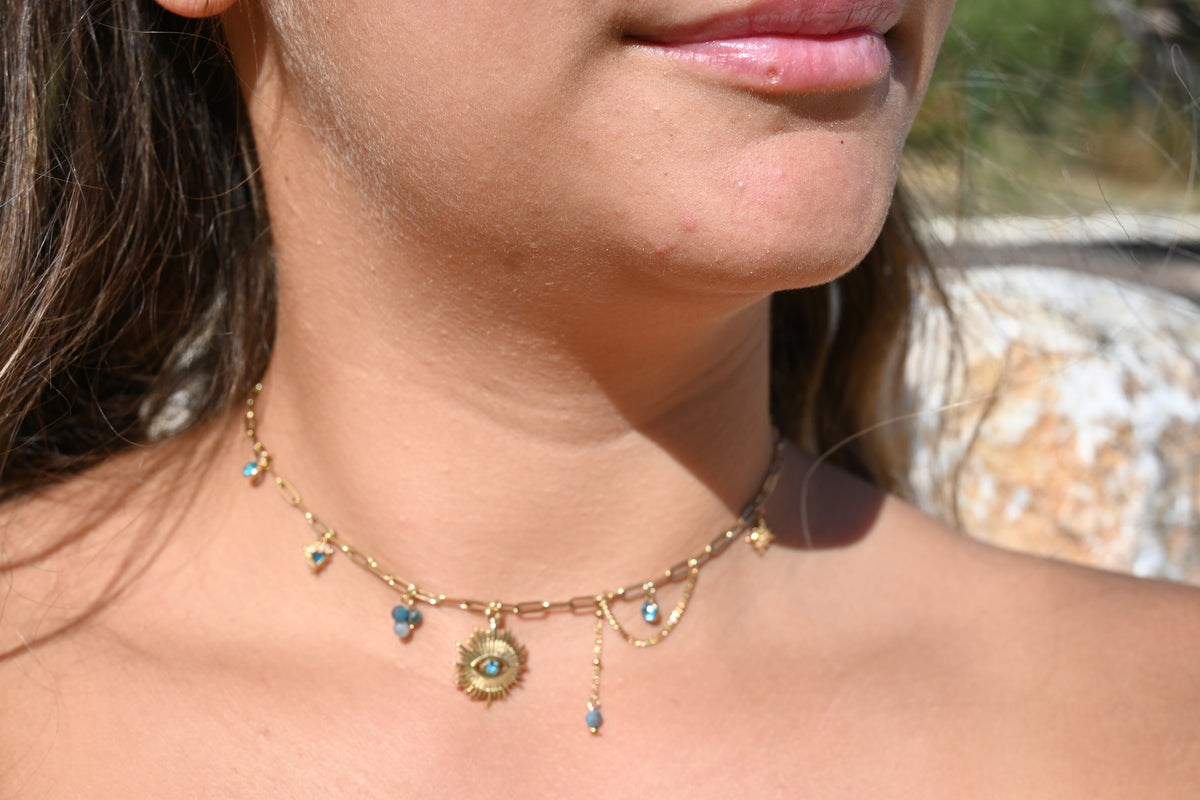 Collection Aïcha – Bracelet, Collier & Chaîne de Cheville