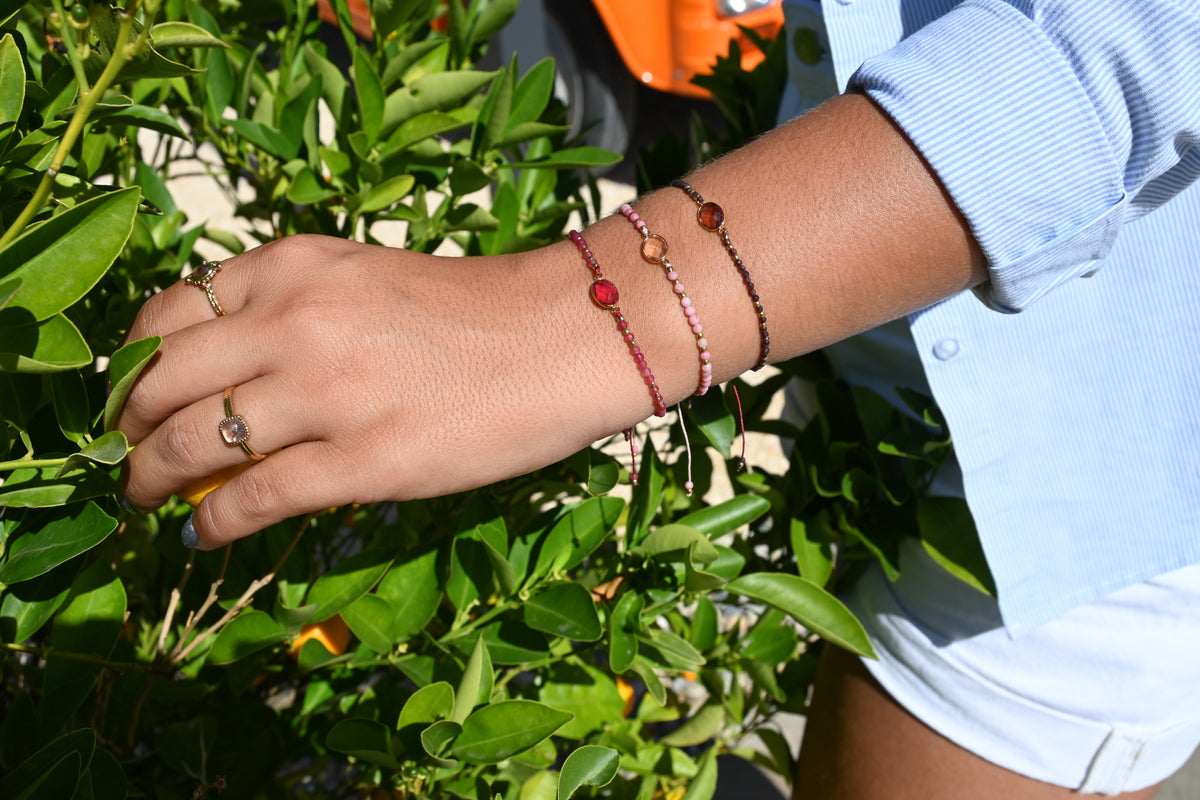 Bracelet Alix – Pierres Naturelles & Cristal Taillé