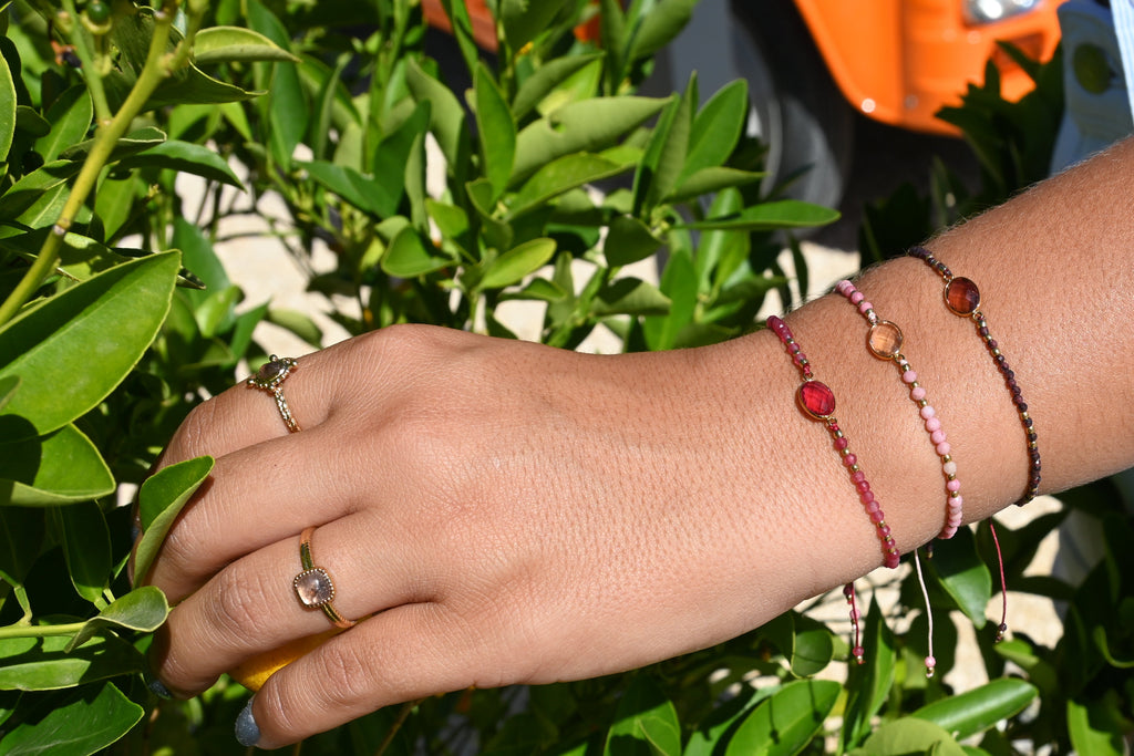 Bracelet Alix – Pierres Naturelles & Cristal Taillé