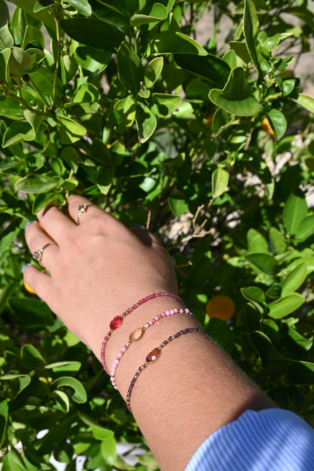 Bracelet Alix – Pierres Naturelles & Cristal Taillé