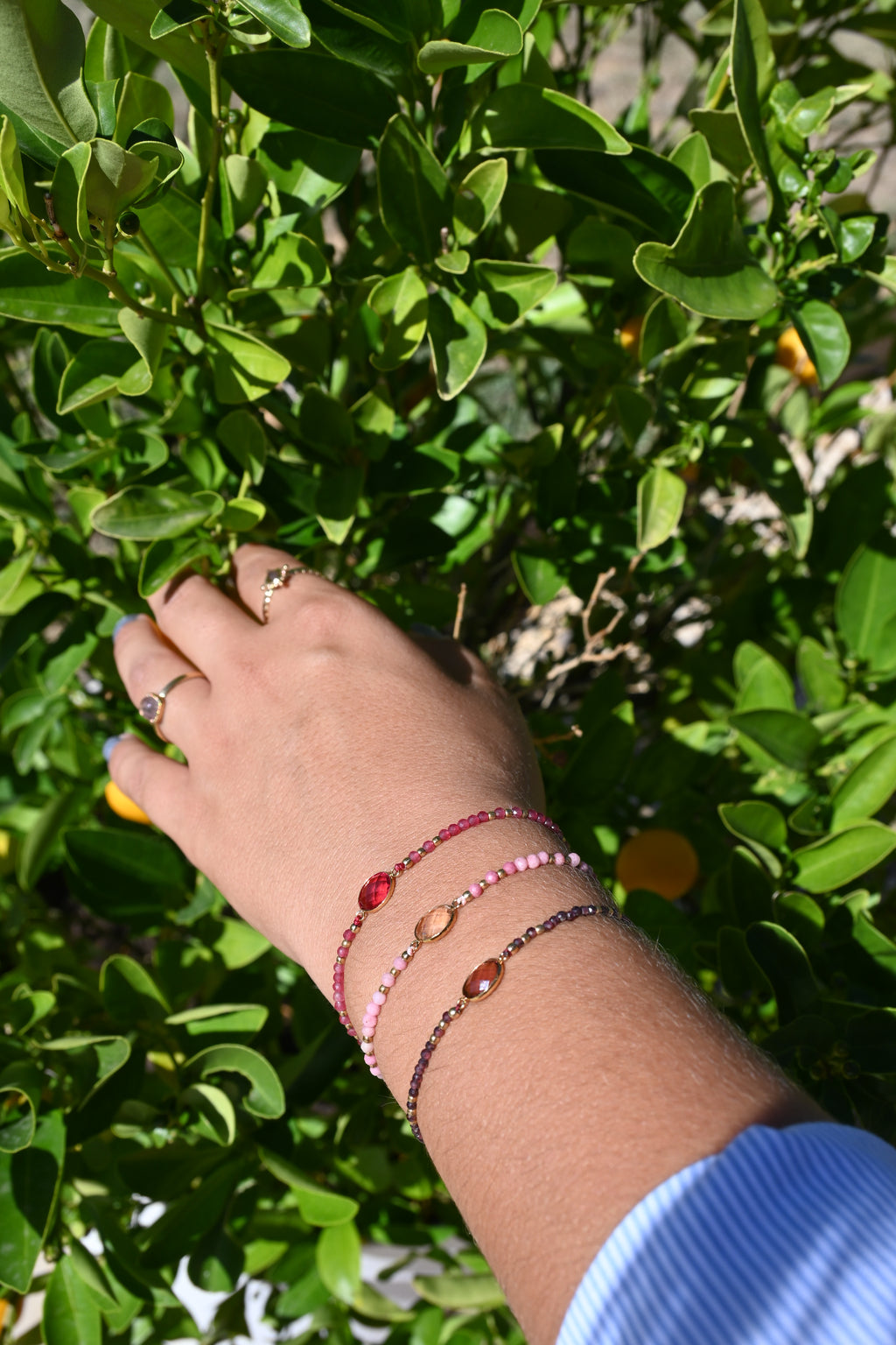 Bracelet Alix – Pierres Naturelles & Cristal Taillé