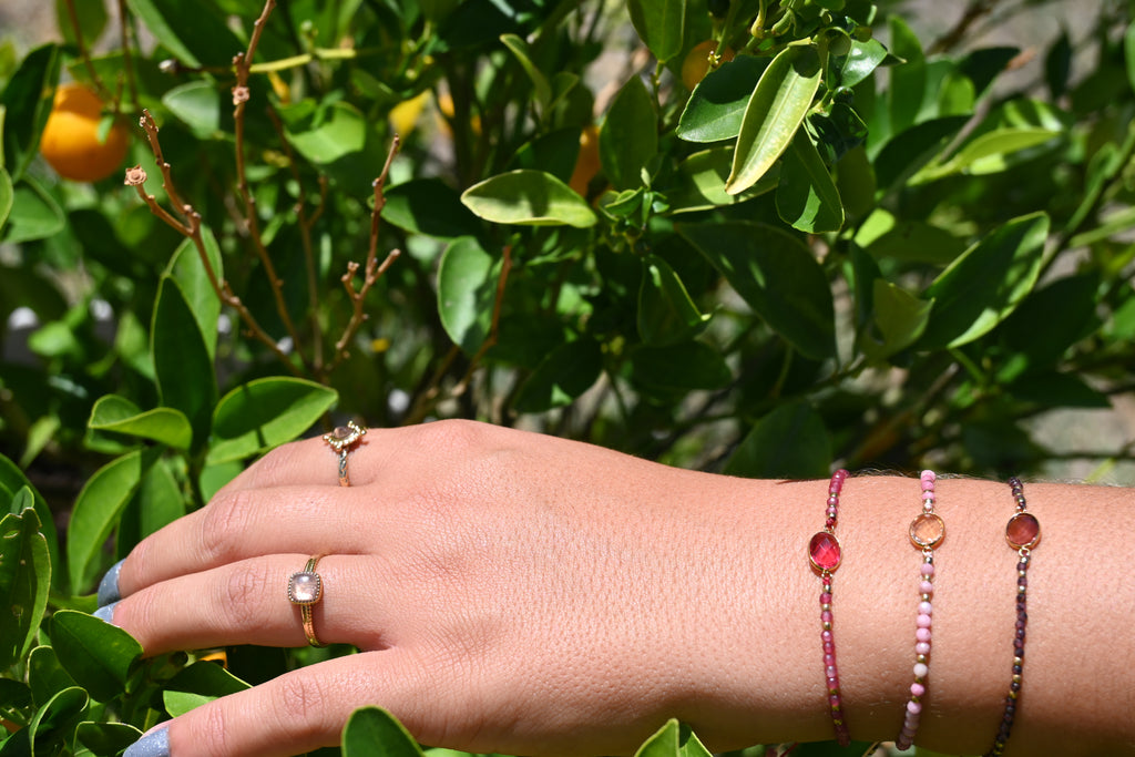 Bracelet Alix – Pierres Naturelles & Cristal Taillé