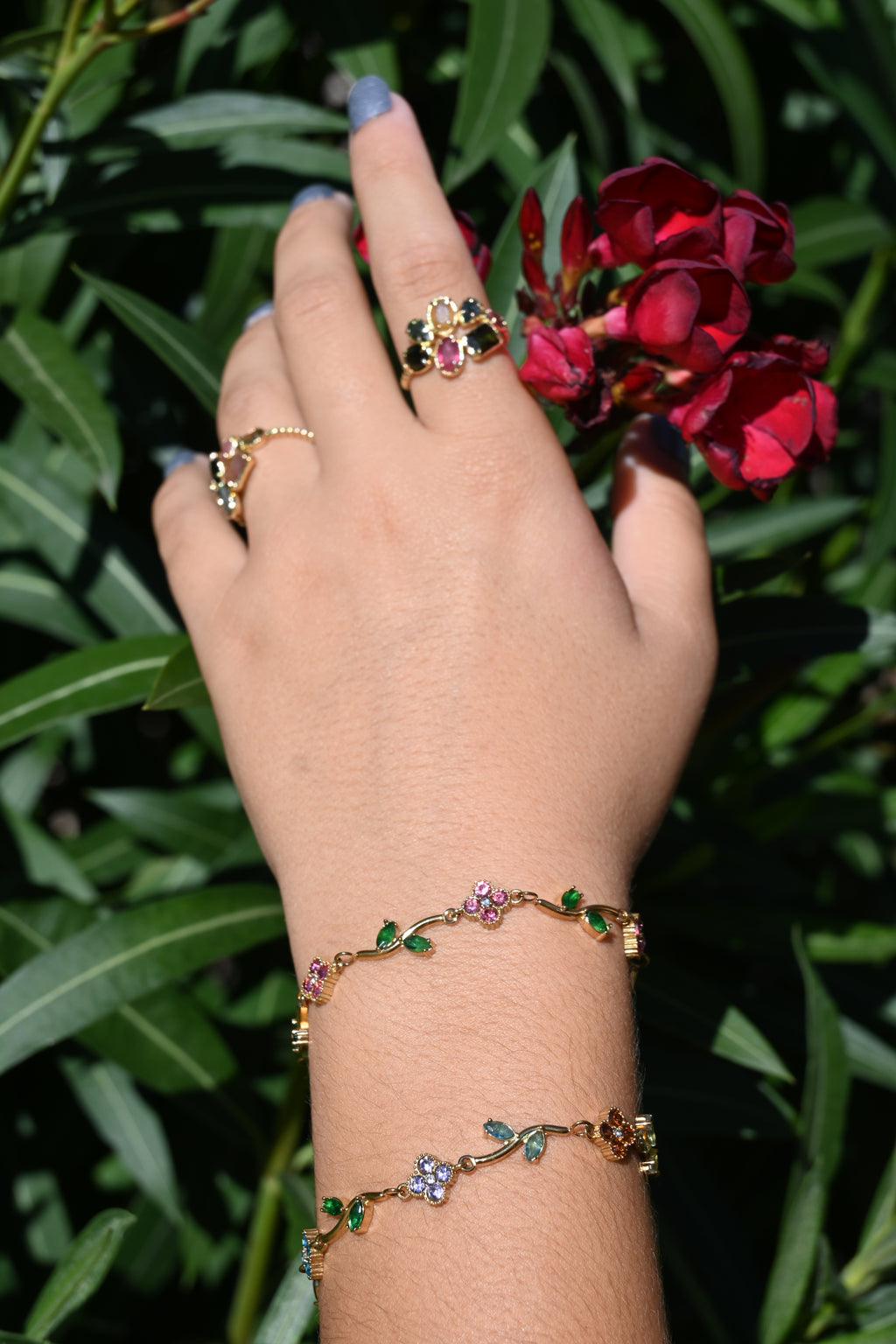 Bague SANDY  – Tourmaline colorée et esprit bohème