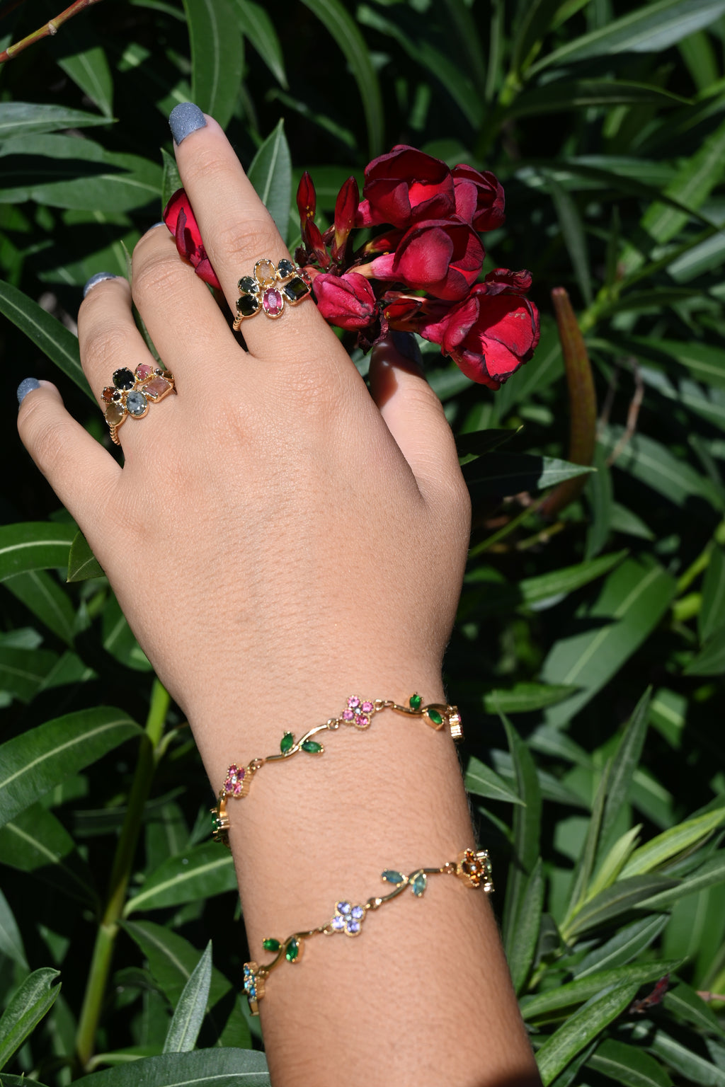 Bague SANDY  – Tourmaline colorée et esprit bohème