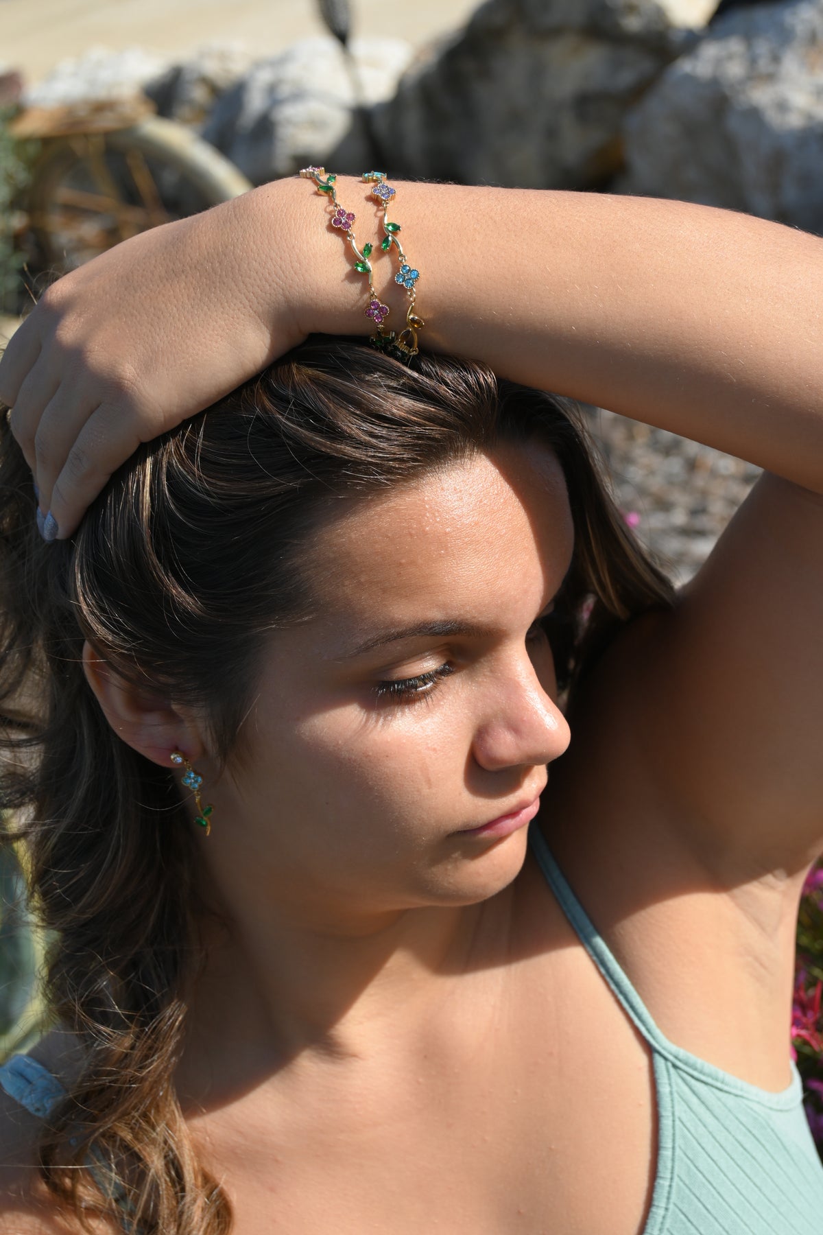 BROOKE – Boucles d’oreilles fleurs