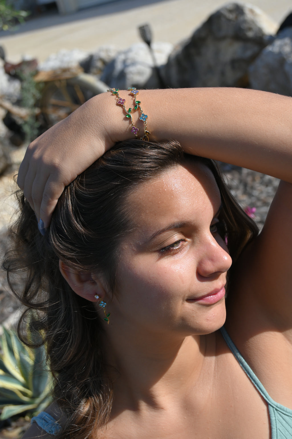 BROOKE – Boucles d’oreilles fleurs