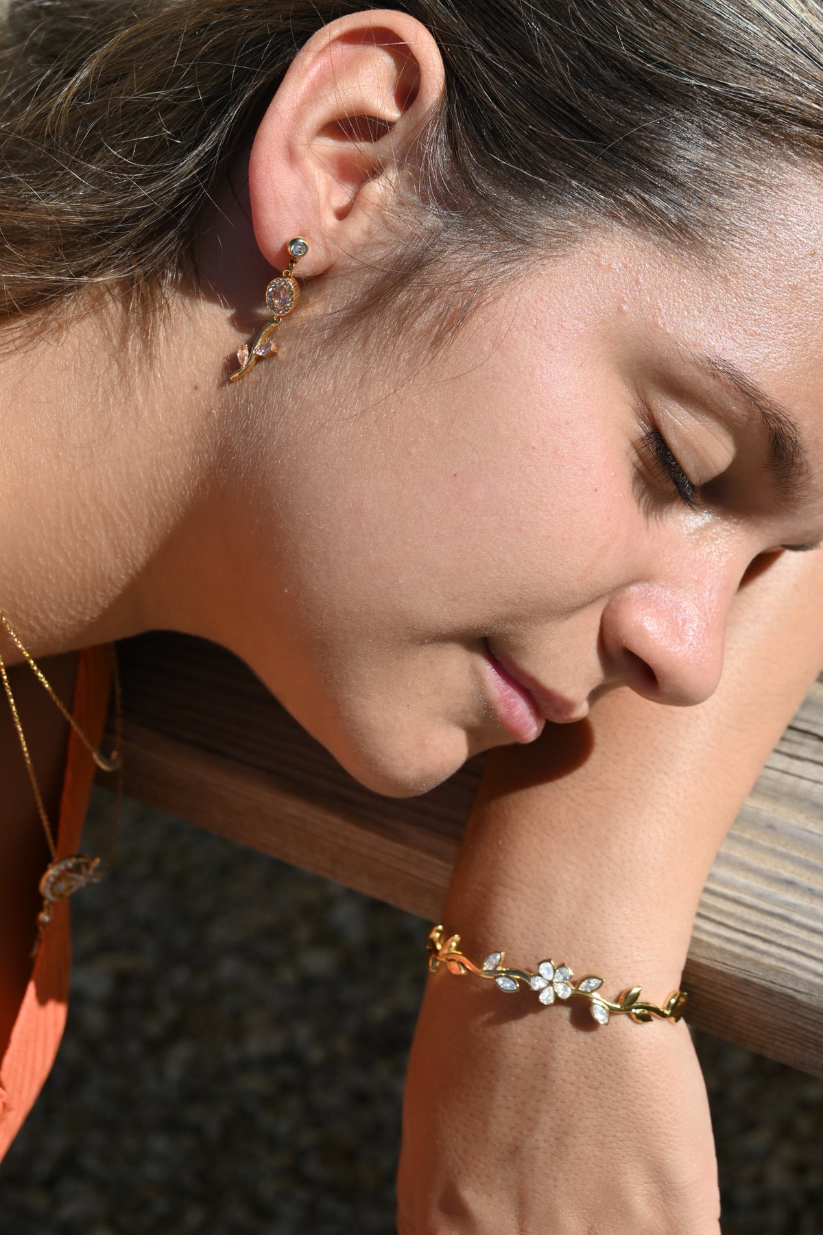 MEGAN – Boucles d’oreilles romantique