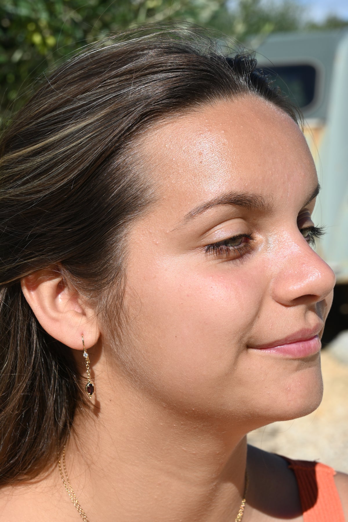 Boucles d’oreilles MADISSON – Pierres naturelles, 3,5 cm