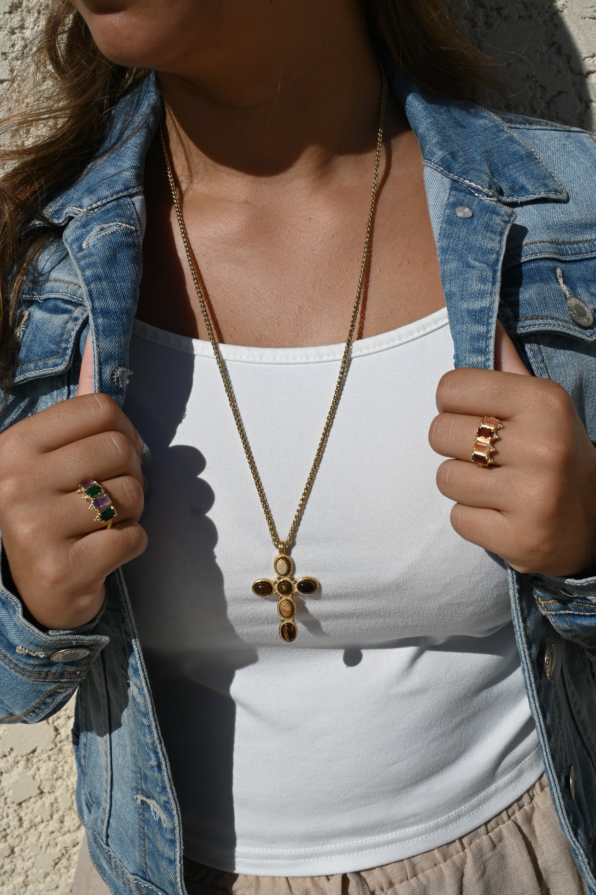 Bague TIFANY – Pierres naturelles et esprit bohème