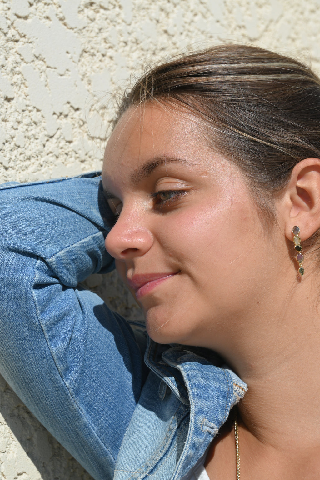 Boucles d’oreilles SYDNEY – Tourmaline colorée