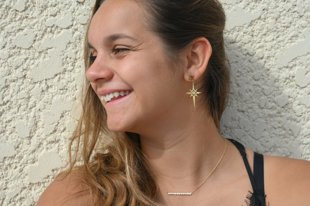 QUINN – Boucles d’oreilles étoiles