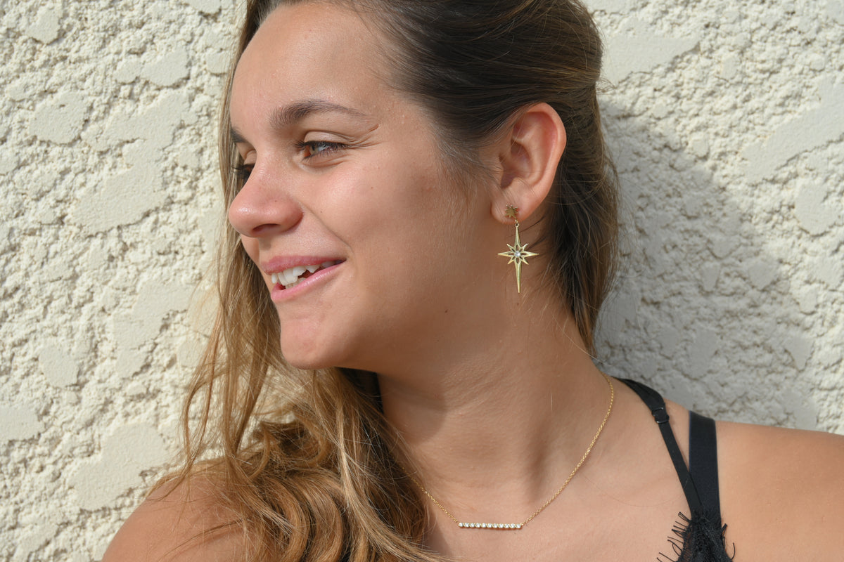 QUINN – Boucles d’oreilles étoiles