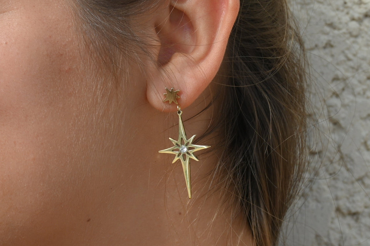 QUINN – Boucles d’oreilles étoiles