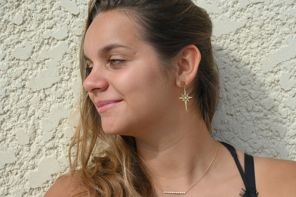 QUINN – Boucles d’oreilles étoiles