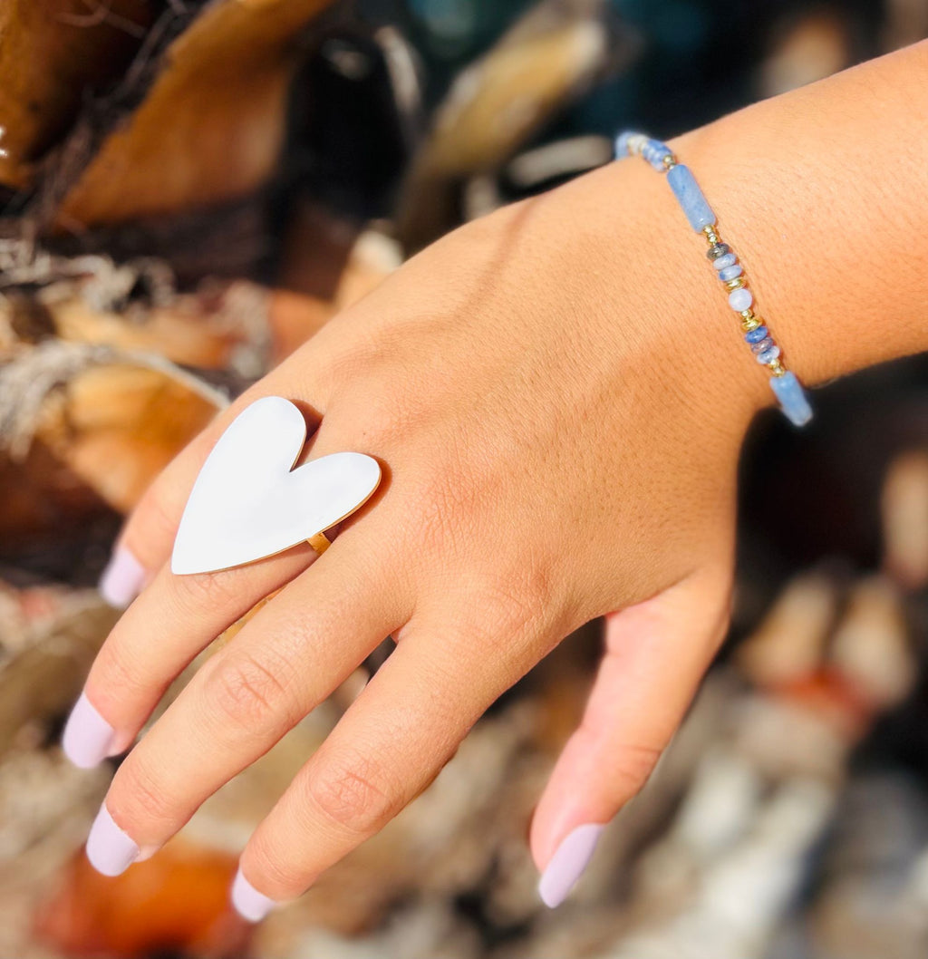 Bracelet Méril – Pierres Naturelles Bleues