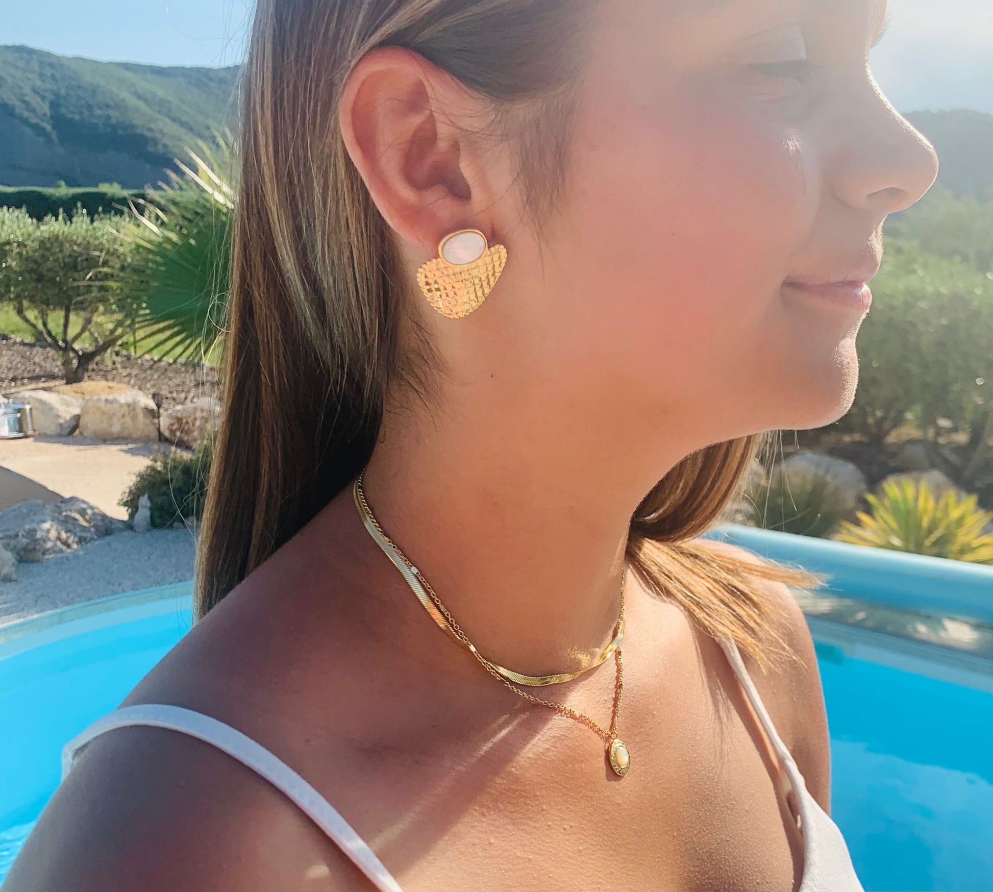 Boucles d'Oreilles Avilie – Pierres Naturelles