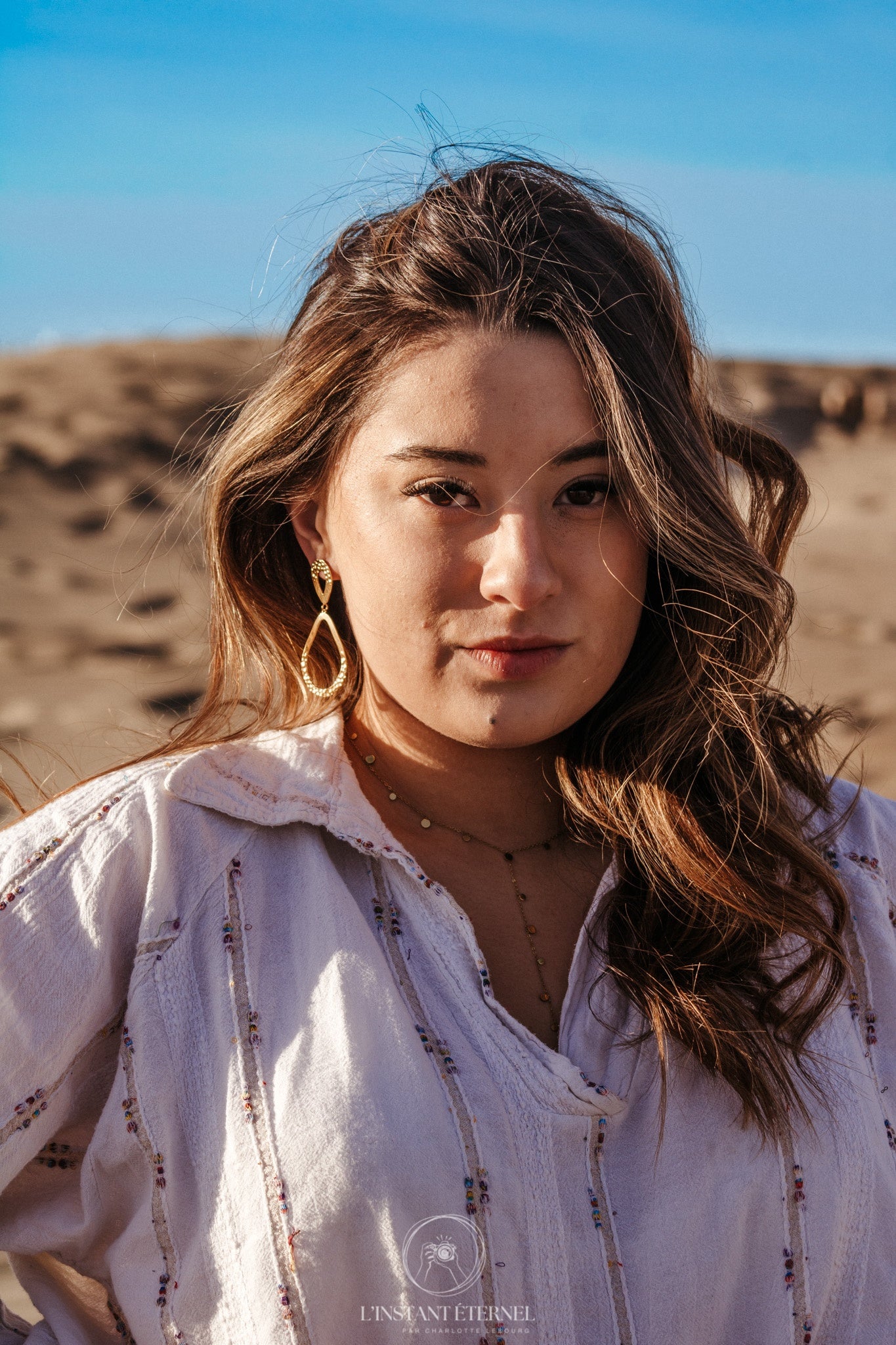 OPHELIE  Forme Y Acier Doré | Or et Ame Bijoux