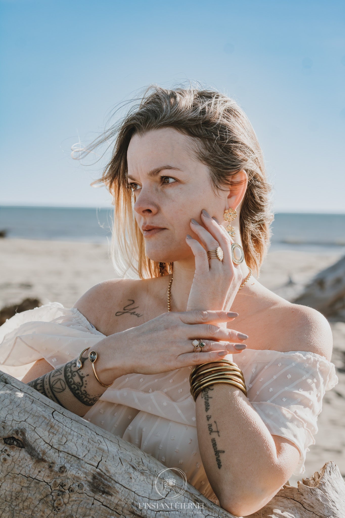 Jonc BOUDDHISTE - Mantra Om Mani Padme Hum Gravé | Or et Ame Bijoux