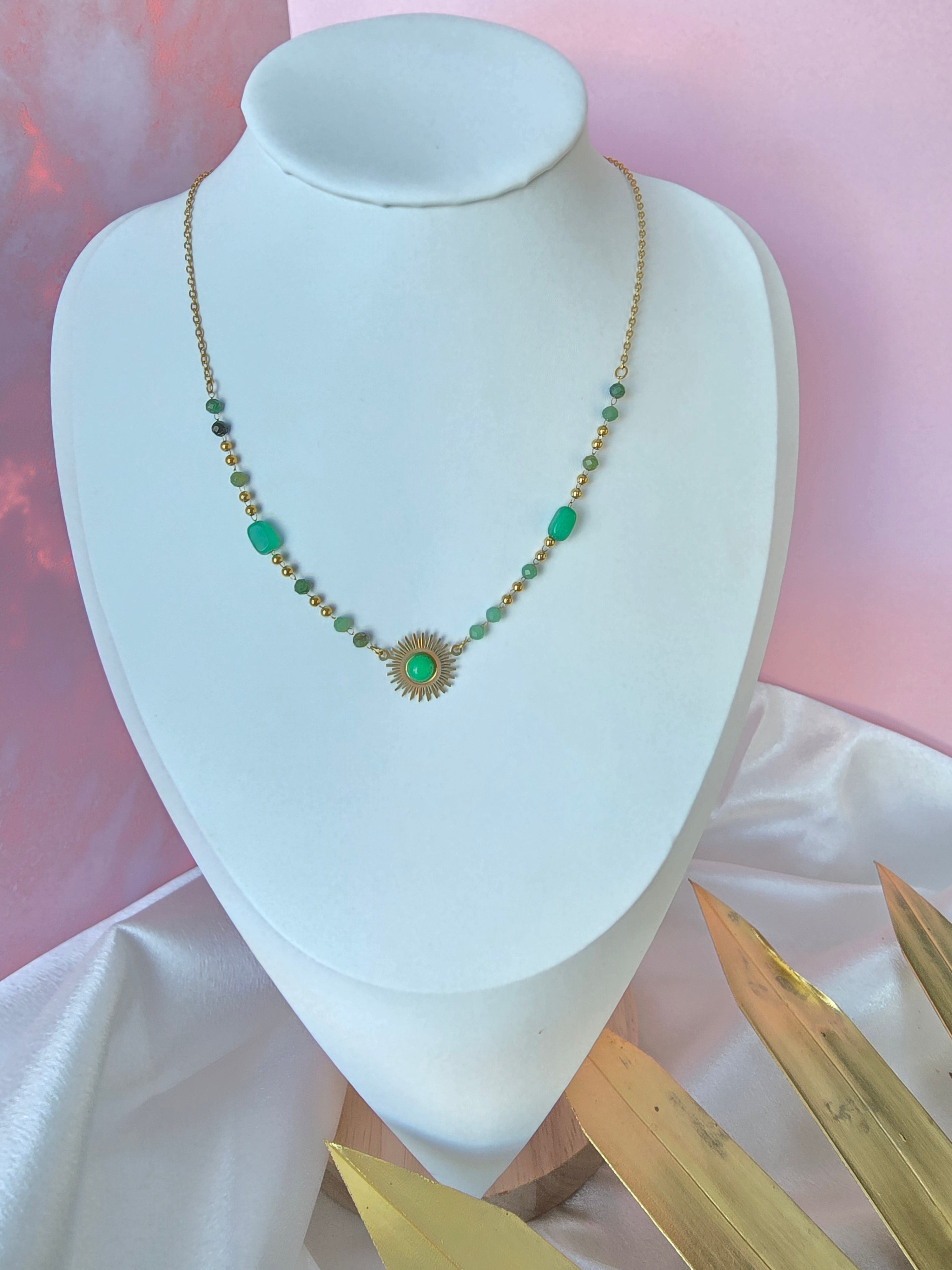 Collier Laziza vert